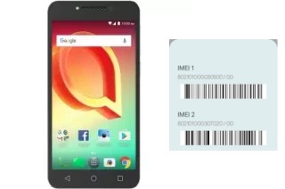 So sehen Sie den IMEI-Code in Alcatel A50