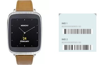 So sehen Sie den IMEI-Code in Zenwatch WI500Q