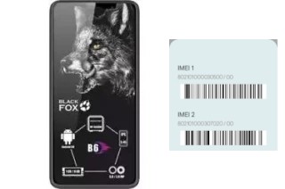 So sehen Sie den IMEI-Code in Black Fox B6