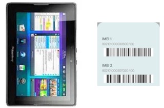 So sehen Sie den IMEI-Code in 4G LTE Playbook