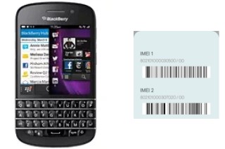 So sehen Sie den IMEI-Code in BlackBerry Q10