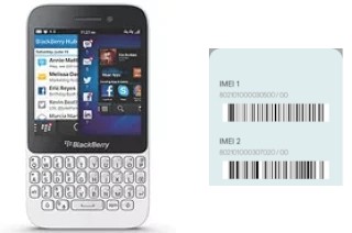 So sehen Sie den IMEI-Code in BlackBerry Q5