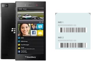 So sehen Sie den IMEI-Code in BlackBerry Z3