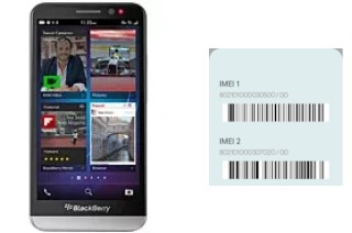 So sehen Sie den IMEI-Code in BlackBerry Z30