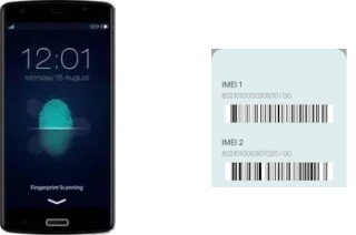 So sehen Sie den IMEI-Code in Bluboo X6