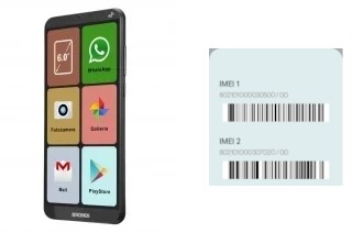 So sehen Sie den IMEI-Code in AMICO SMARTPHONE XL NERO