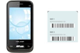 So sehen Sie den IMEI-Code in Celkon A9