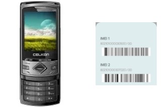 So sehen Sie den IMEI-Code in Celkon C55