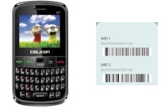 So sehen Sie den IMEI-Code in Celkon C7