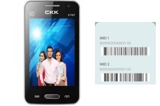 So sehen Sie den IMEI-Code in CKK mobile C707