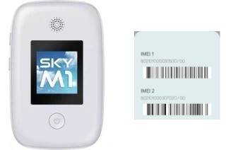 So sehen Sie den IMEI-Code in Sky M1