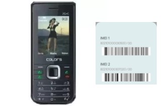 So sehen Sie den IMEI-Code in Colors Mobile CG301