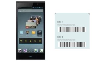 So sehen Sie den IMEI-Code in Smartphone 5005 NFC