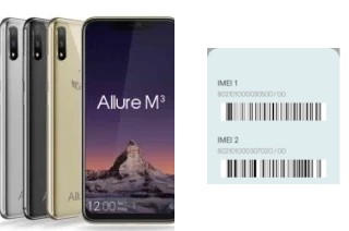 So sehen Sie den IMEI-Code in Allure M3