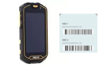 So sehen Sie den IMEI-Code in Ixion P145 Dominator