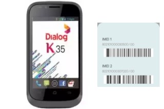 So sehen Sie den IMEI-Code in Dialog K35