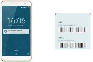 So sehen Sie den IMEI-Code in Doogee F7