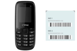 So sehen Sie den IMEI-Code in E-tel T14