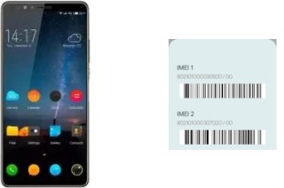 So sehen Sie den IMEI-Code in Elephone A2