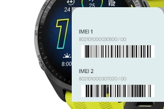 So sehen Sie den IMEI-Code in Forerunner 165