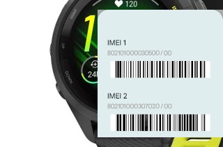 So sehen Sie den IMEI-Code in Forerunner 265S