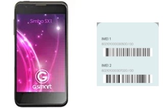 So sehen Sie den IMEI-Code in GSmart Simba SX1