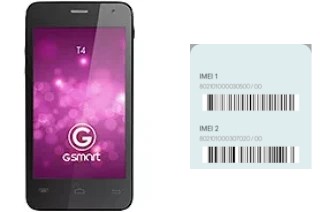 So sehen Sie den IMEI-Code in GSmart T4