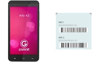 So sehen Sie den IMEI-Code in GSmart Arty A3