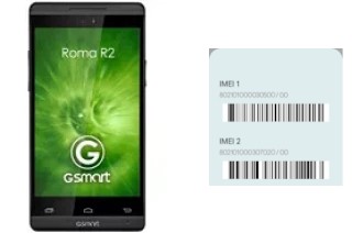 So sehen Sie den IMEI-Code in GSmart Roma R2