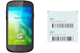 So sehen Sie den IMEI-Code in GSmart Tuku T2