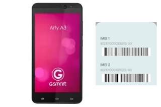 So sehen Sie den IMEI-Code in GSmart Arty A3