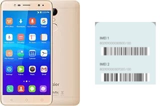 So sehen Sie den IMEI-Code in Haier L7