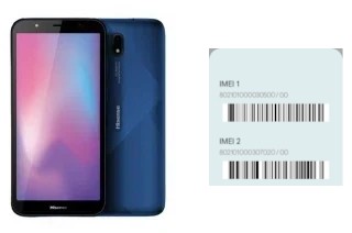 So sehen Sie den IMEI-Code in HiSense E20