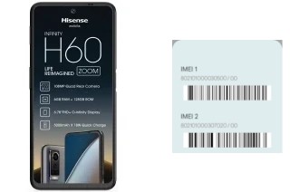 So sehen Sie den IMEI-Code in H60 Zoom