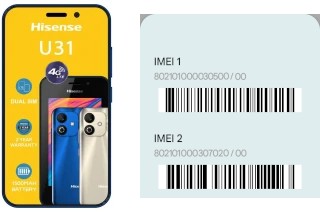 So sehen Sie den IMEI-Code in HiSense U31