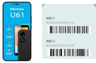 So sehen Sie den IMEI-Code in HiSense U61