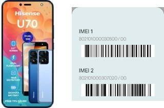 So sehen Sie den IMEI-Code in HiSense U70