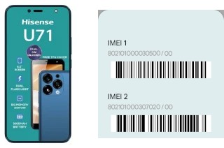 So sehen Sie den IMEI-Code in HiSense U71