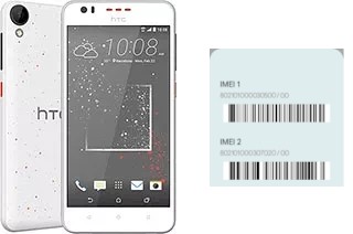 So sehen Sie den IMEI-Code in Desire 825