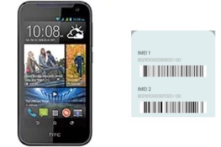 So sehen Sie den IMEI-Code in Desire 310 dual sim