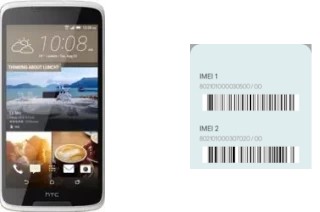 So sehen Sie den IMEI-Code in Desire 828