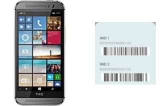 So sehen Sie den IMEI-Code in One (M8) for Windows (CDMA)