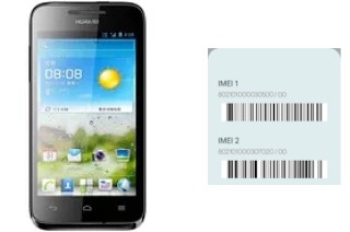 So sehen Sie den IMEI-Code in Ascend G330D U8825D