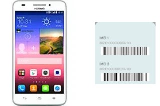 So sehen Sie den IMEI-Code in Ascend G620s