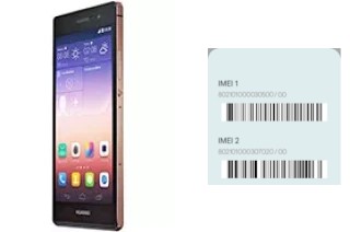 So sehen Sie den IMEI-Code in Ascend P7 Sapphire Edition