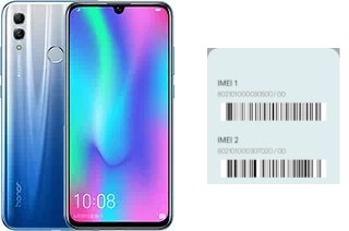 So sehen Sie den IMEI-Code in Honor 10 Lite