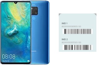 So sehen Sie den IMEI-Code in Mate 20 X