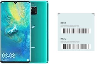 So sehen Sie den IMEI-Code in Mate 20 X (5G)