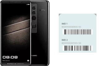 So sehen Sie den IMEI-Code in Mate 10 Porsche Design