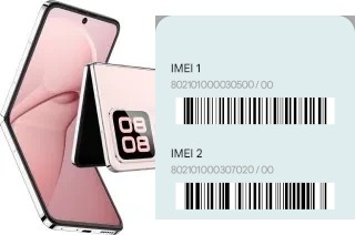 So sehen Sie den IMEI-Code in nova Flip